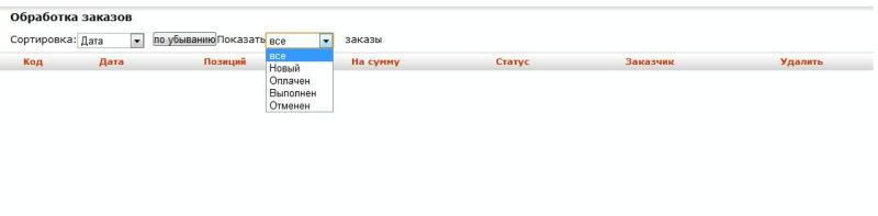 Заказы Заказы